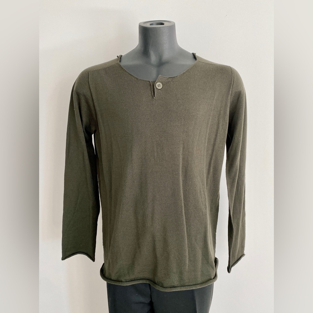 Yohji Yamamoto Wool Henley Shirt